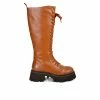 Women's London Rag Mad Mood Knee High Lace Up Boots -Ankle Boots Shoe 1 1032