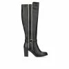 Women's New York And Company Andrina Knee High Heeled Boots -Ankle Boots Shoe 1 1044