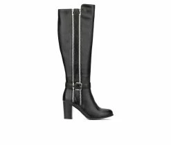 Women's New York And Company Andrina Knee High Heeled Boots
