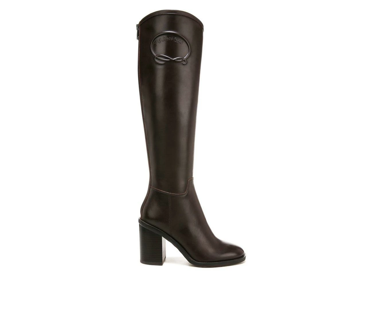 Women's Franco Sarto Rivet Tall Knee High Heeled Boots 4 Women's Franco Sarto Rivet Tall Knee High Heeled Boots - Image 2