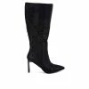 Women's London Rag Prinkles Knee High Heeled Boots 2 Women's London Rag Prinkles Knee High Heeled Boots -Ankle Boots Shoe 1 1076