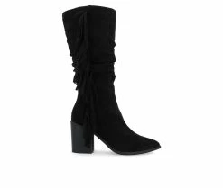 Women's Journee Collection Hartly-XWC Mid Calf Western Inspired Boot