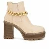 Women's Olivia Miller Alyssa Platform Booties -Ankle Boots Shoe 1 436