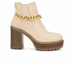 Women's Olivia Miller Alyssa Platform Booties