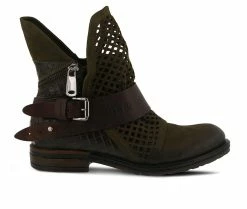 Women's SPRING STEP Gavotta Moto Boots