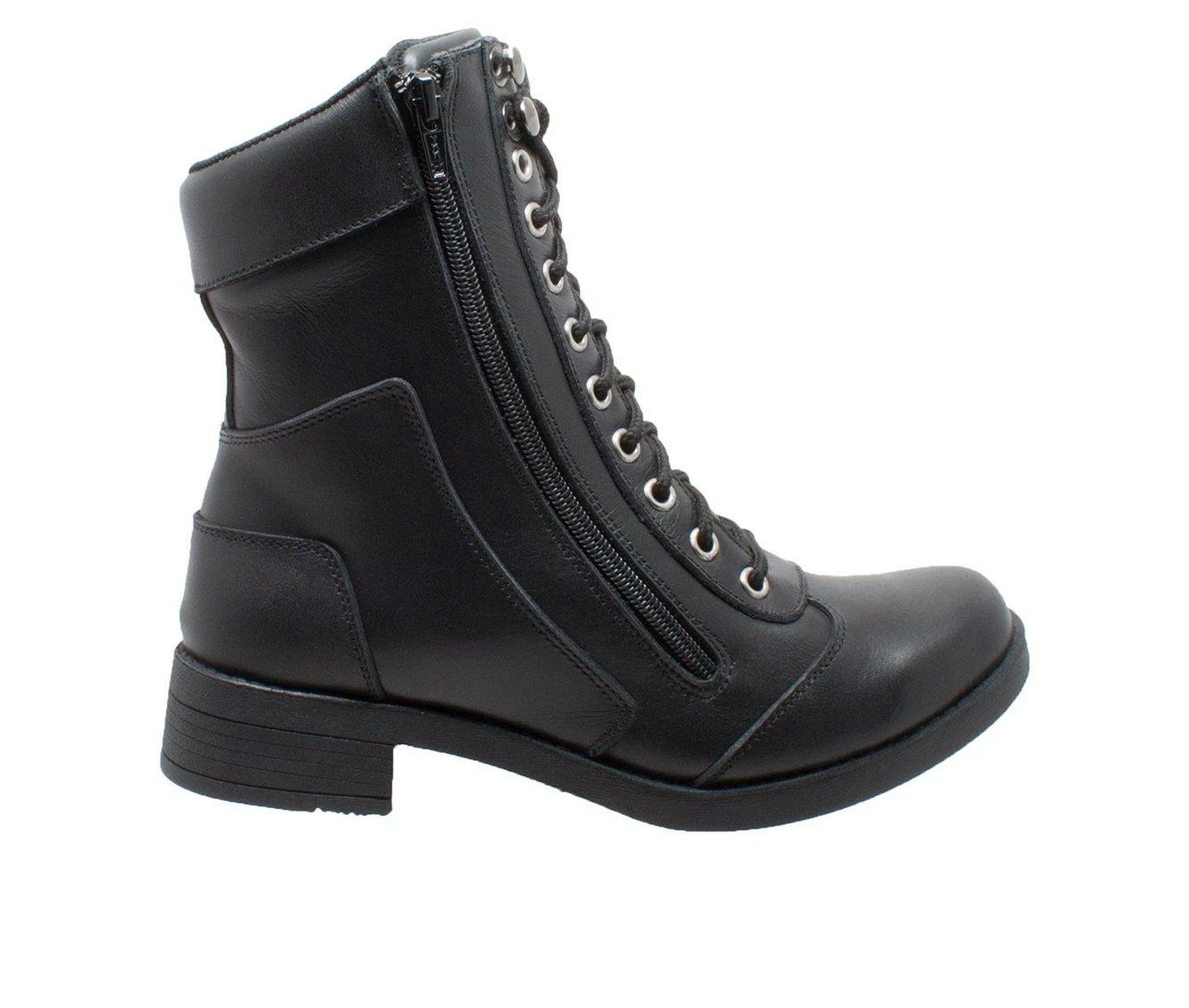 Women's RideTecs 8" Zipper Biker Booties 3 Women's RideTecs 8" Zipper Biker Booties