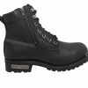 Women's AdTec 6' Reflective Double Zipper Biker Booties -Ankle Boots Shoe 1 484