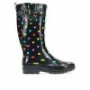 Women's Western Chief Dot City Rain Boots -Ankle Boots Shoe 1 500
