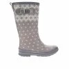 Women's Western Chief Fair Isle Tall Rain Boots -Ankle Boots Shoe 1 540