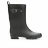 Women's Capelli New York Matte Solid Mid Rain Boots -Ankle Boots Shoe 1 542