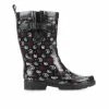 Women's Capelli New York Spiral Dot Mid Calf Rain Boots
