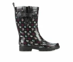 Women's Capelli New York Spiral Dot Mid Calf Rain Boots