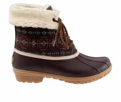 Women's Pendleton Diamond Peak Duck Mid Rain Boots -Ankle Boots Shoe 1 569