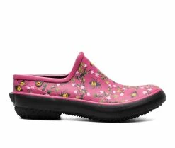 Women's Bogs Footwear Patch Clog - Bees Rain Boots