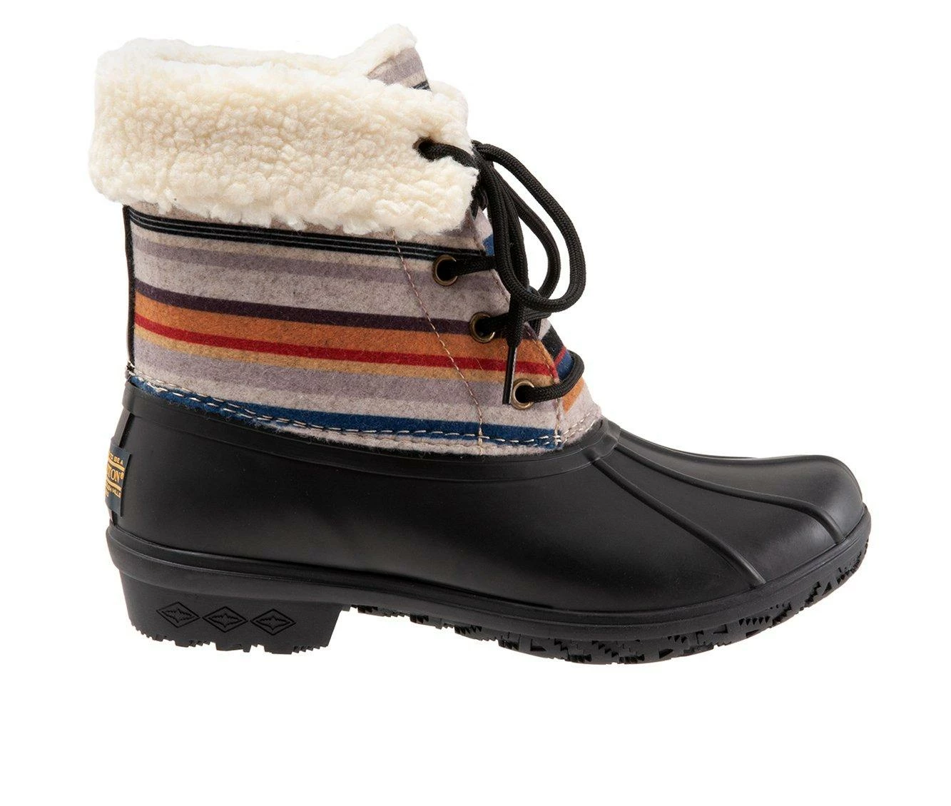 Women's Pendleton Bridger Stripe Duck Mid Rain Boots 4 Women's Pendleton Bridger Stripe Duck Mid Rain Boots - Image 2