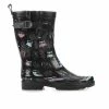 Women's Capelli New York Branches & Owls Mid Rain Boots