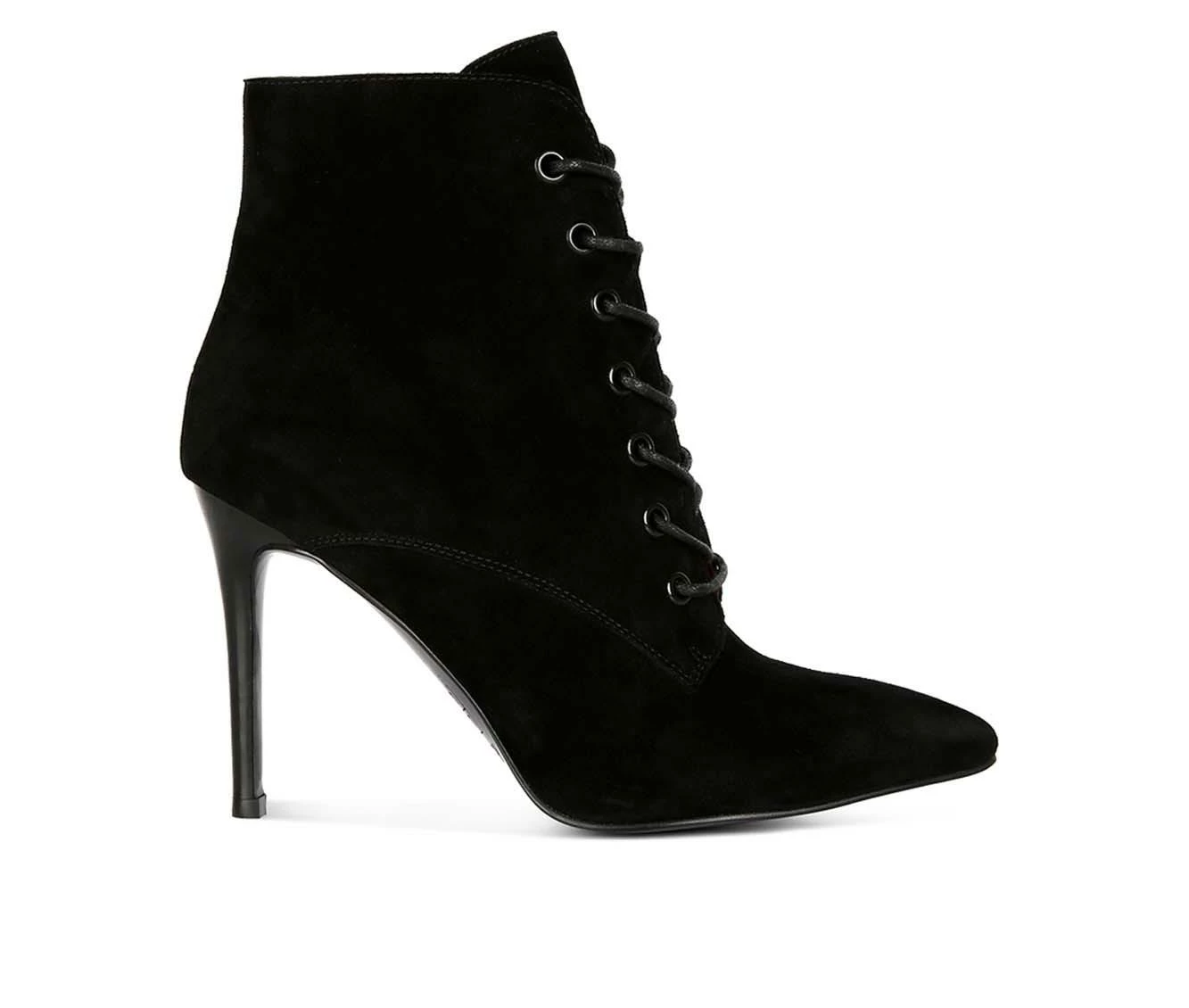 Women's Rag & Co Sulfur Lace Up Stiletto Booties 3 Women's Rag & Co Sulfur Lace Up Stiletto Booties