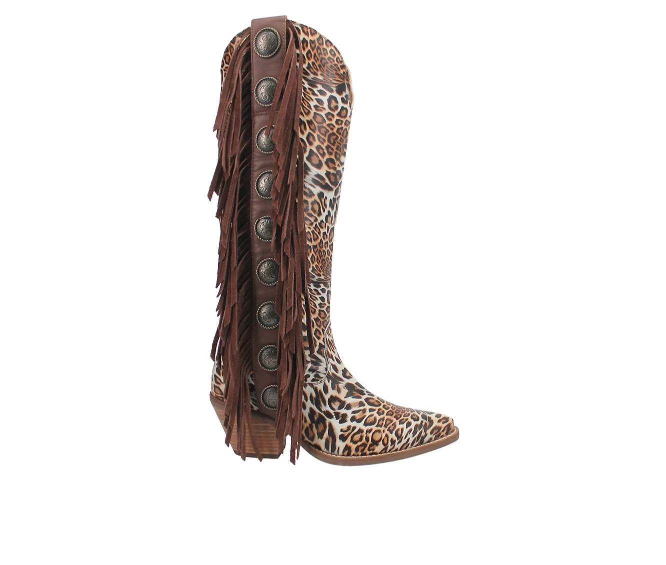 Women's Dingo Boot Cheetah Cowgirl Western Boots 3 Women's Dingo Boot Cheetah Cowgirl Western Boots