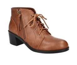 Women's Easy Street Becker Lace Up Booties -Ankle Boots Shoe 2 1