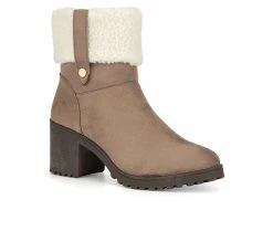 Women's Olivia Miller Amy Winter Booties -Ankle Boots Shoe 2 193