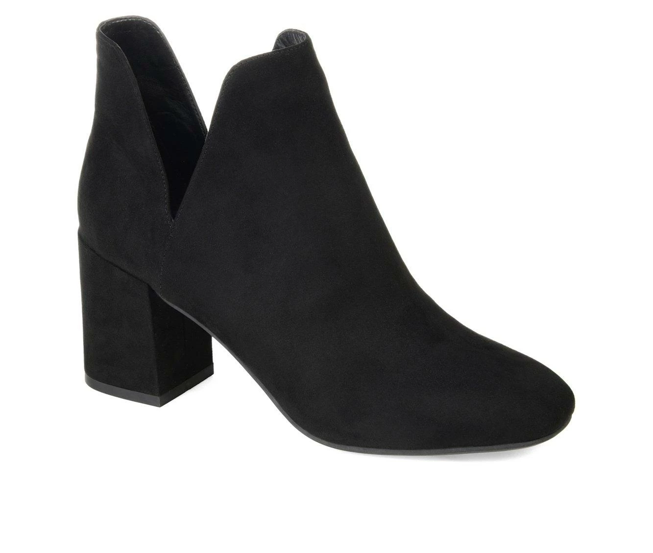 Women's Journee Collection Gwenn Side Slit Booties 5 Women's Journee Collection Gwenn Side Slit Booties - Image 3
