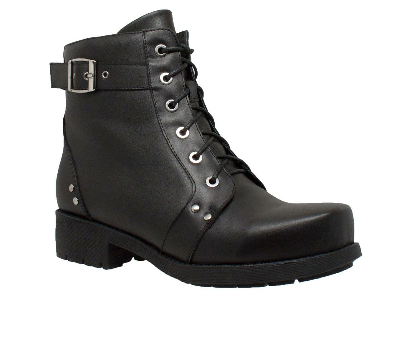 Women's RideTecs 7" Biker Moto Booties 5 Women's RideTecs 7" Biker Moto Booties - Image 3