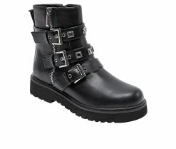 Women's Jane And The Shoe Linda Moto Boots -Ankle Boots Shoe 2 237