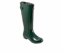 Women's Pendleton Gloss Tall Rain Boots -Ankle Boots Shoe 2 280