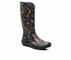 Women's Bogs Footwear Rainboot Wild Rainbow Rain Boots -Ankle Boots Shoe 2 294