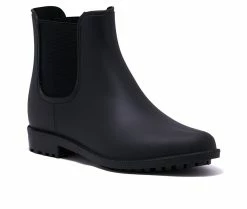 Women's Chelsea Crew Rainy Waterproof Rain Boots -Ankle Boots Shoe 2 302