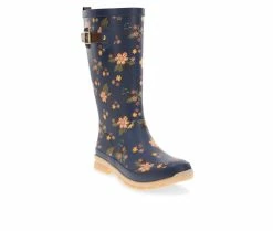 Women's Western Chief Country Bloom Tall Rain Boots -Ankle Boots Shoe 2 322