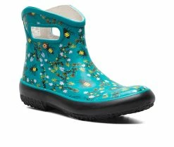 Women's Bogs Footwear Patch Ankle Bees Rain Boots -Ankle Boots Shoe 2 331
