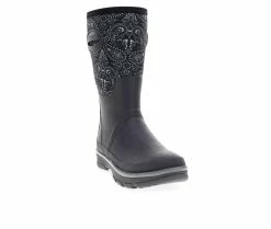Women's Western Chief Bandana Neoprene Mid Rain Boots -Ankle Boots Shoe 2 350