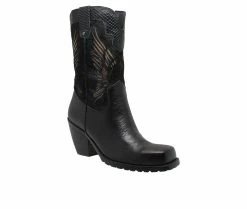 Women's RideTecs 11" Laser Eagle Western Boots -Ankle Boots Shoe 2 367
