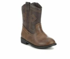 Boys' Stone Canyon Toddler Jared Cowboy Boots -Ankle Boots Shoe 2 371