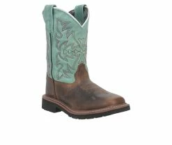 Kids' Laredo Western Boots Big Kid Nia Cowboy Boots -Ankle Boots Shoe 2 445
