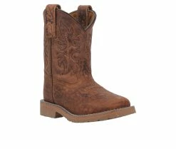 Kids' Dan Post Lil Kid Durant Jr. Cowboy Boots -Ankle Boots Shoe 2 466