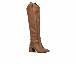 Women's Torgeis Elenora Knee High Heeled Boots -Ankle Boots Shoe 2 517