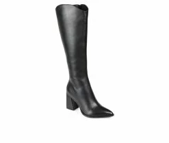 Women's Journee Signature Laila-WC Heeled Knee High Boots 10 Women's Journee Signature Laila-WC Heeled Knee High Boots -Ankle Boots Shoe 2 538