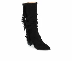Women's Journee Collection Hartly-WC Mid Calf Western Inspired Boot 10 Women's Journee Collection Hartly-WC Mid Calf Western Inspired Boot -Ankle Boots Shoe 2 555