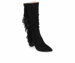 Women's Journee Collection Hartly-XWC Mid Calf Western Inspired Boot 10 Women's Journee Collection Hartly-XWC Mid Calf Western Inspired Boot -Ankle Boots Shoe 2 558