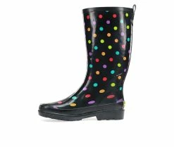 Women's Western Chief Dot City Rain Boots -Ankle Boots Shoe 3 249