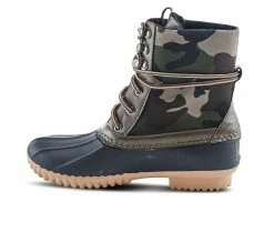 Women's SPRING STEP Duckie - Camo Rain Boots 11 Women's SPRING STEP Duckie - Camo Rain Boots -Ankle Boots Shoe 3 271