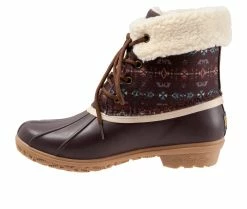 Women's Pendleton Diamond Peak Duck Mid Rain Boots -Ankle Boots Shoe 3 283