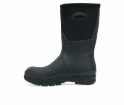 Women's Western Chief Solid Neoprene Mid Rain Boots -Ankle Boots Shoe 3 317