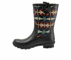Women's Pendleton Tucson Mid Rain Boots -Ankle Boots Shoe 3 325