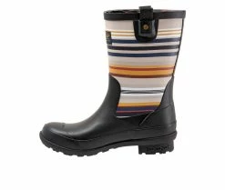 Women's Pendleton Bridger Stripe Mid Rain Boots -Ankle Boots Shoe 3 333