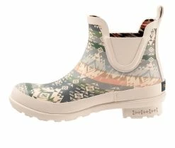 Women's Pendleton Agate Beach Chelsea Rain Boots -Ankle Boots Shoe 3 336