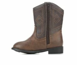 Boys' Stone Canyon Toddler Jared Cowboy Boots -Ankle Boots Shoe 3 370