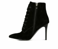 Women's Rag & Co Sulfur Lace Up Stiletto Booties 11 Women's Rag & Co Sulfur Lace Up Stiletto Booties -Ankle Boots Shoe 3 4